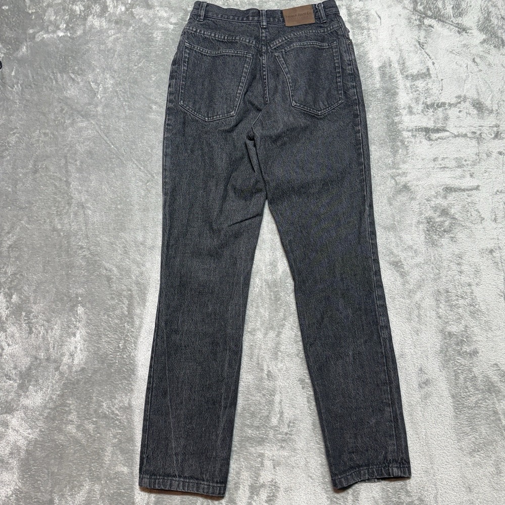 Lauren Ralph Lauren Black Straight Leg Jeans High Rise Denim Womens 4 26x30